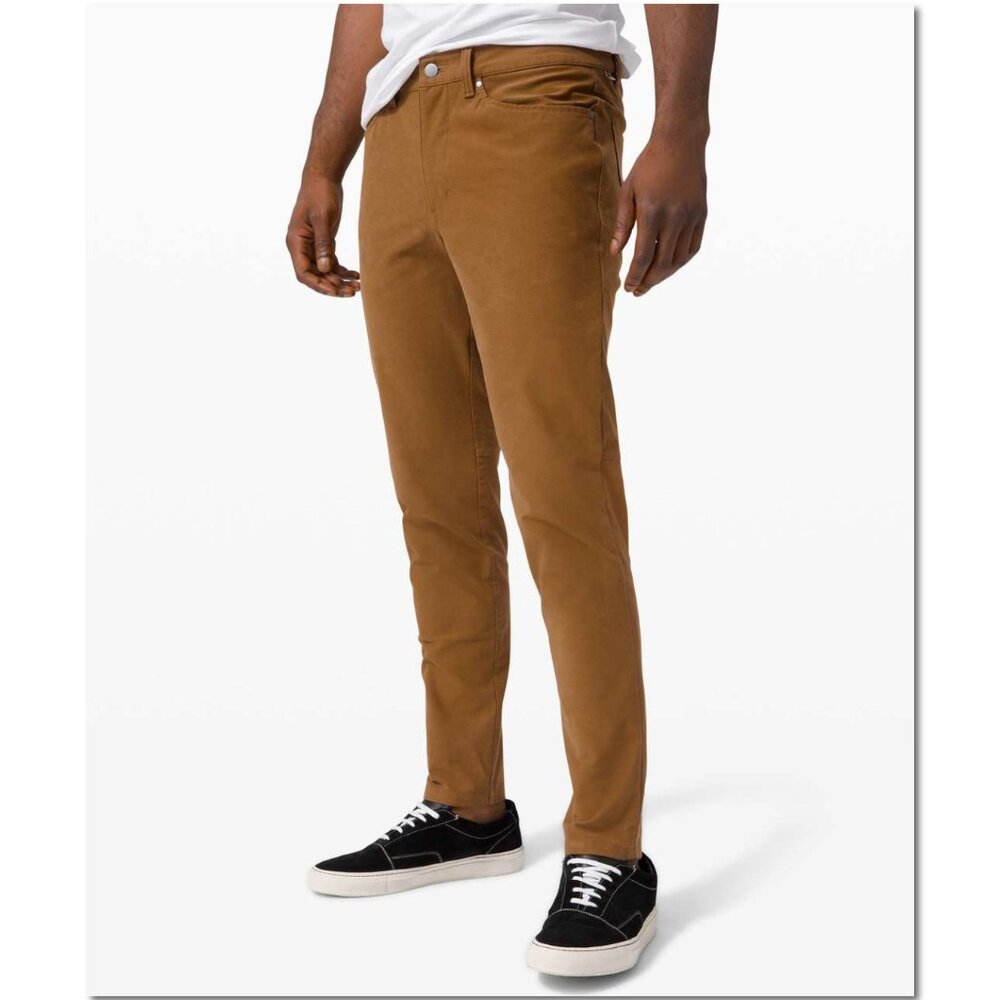 Lululemon ABC Pant Slim *Utilitech 34" Burnt Caramel